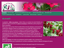 Tablet Screenshot of mille-et-une-plantes.com